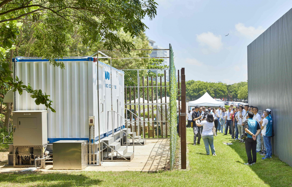 友達西大墩窯文化館建置屋頂全綠電及儲能櫃，為兼具創能儲能的永續綠能場域