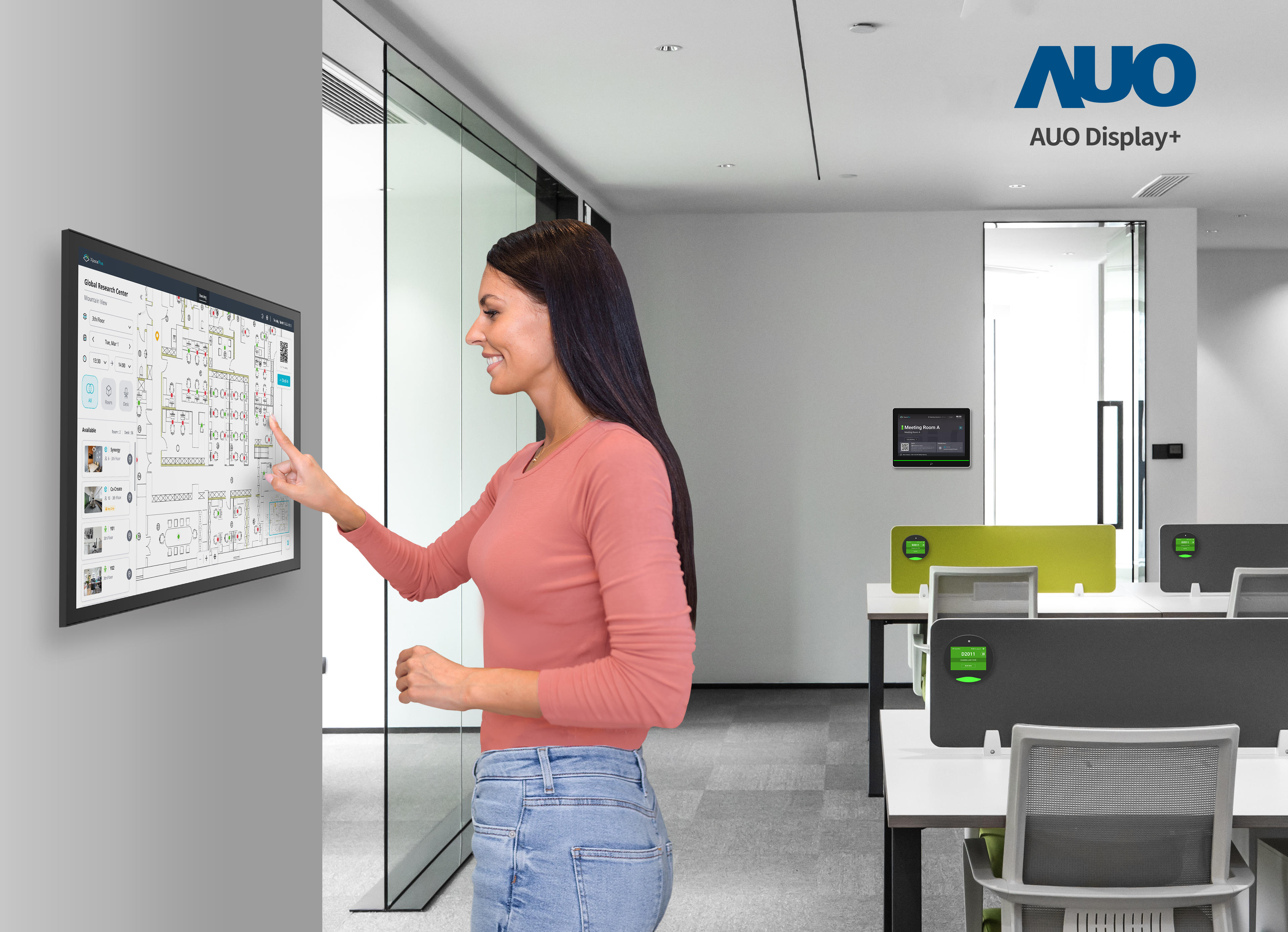 达擎会议空间管理解决方案可应用于空间预约和管理流程，将办公空间的查询、预约和保留等流程自动化，为用户提供更灵活、弹性的工作模式