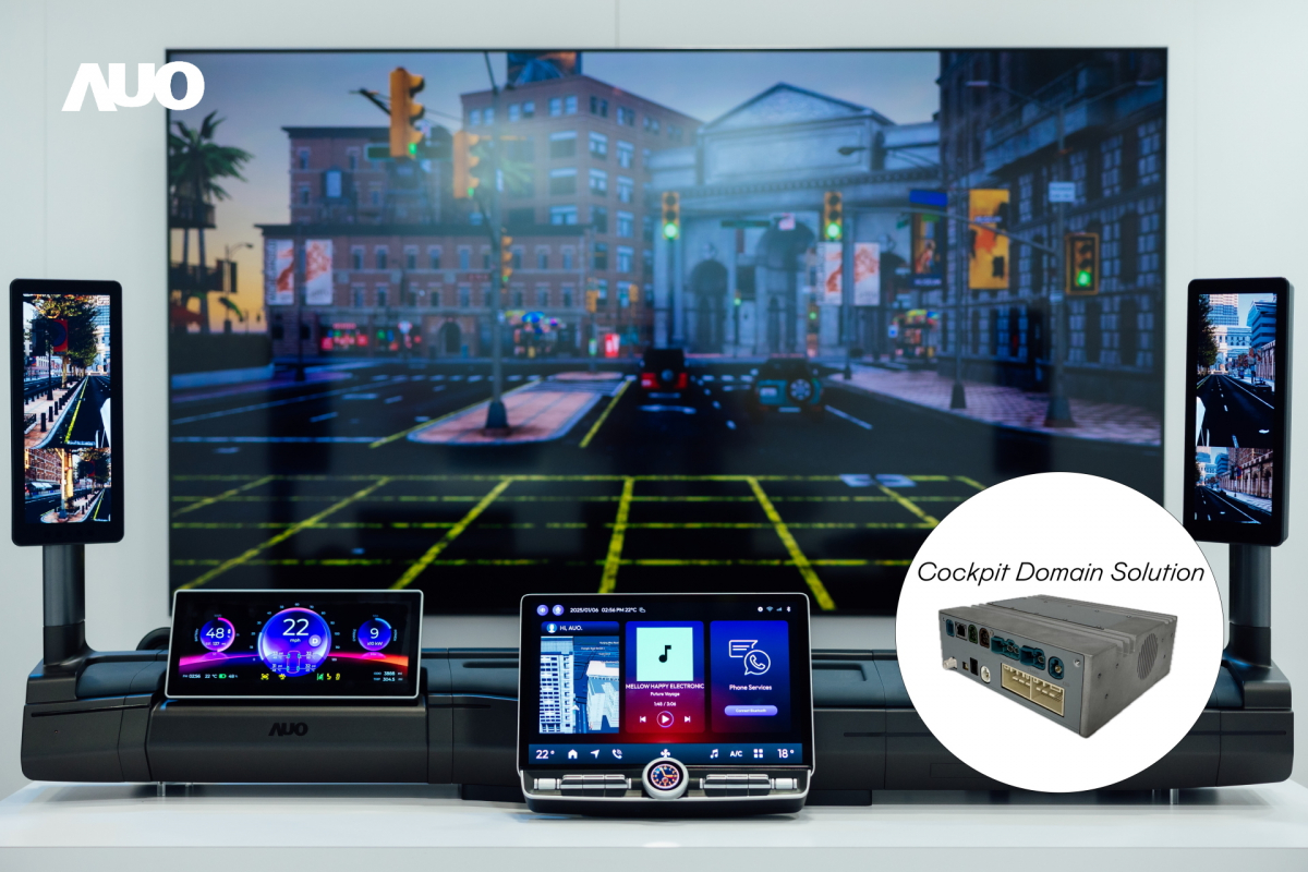 友達「智慧座艙域控解決方案」可做為車內運算的核心平台，驅動創新人機介面與豐富的座艙應用，獲得台灣精品標誌肯定